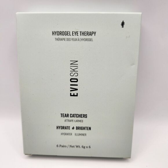 Evio Beauty Skin Hydrogel Eye Therapy Tear Catchers Eye Patches 6 Pairs - Picture 1 of 4